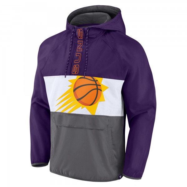 Куртка Phoenix Suns Anorak Flagrant Foul Color-Block Raglan - Purple/Gray