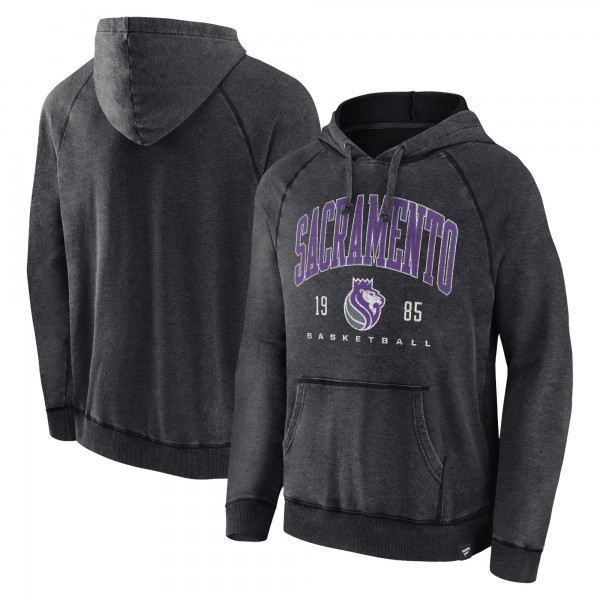 Толстовка Sacramento Kings Foul Trouble Snow Wash Raglan - Heather Charcoal