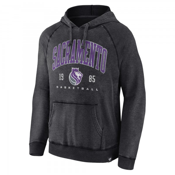Толстовка Sacramento Kings Foul Trouble Snow Wash Raglan - Heather Charcoal