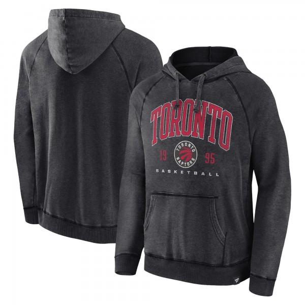 Толстовка Toronto Raptors Foul Trouble Snow Wash Raglan - Heather Charcoal