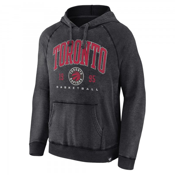 Толстовка Toronto Raptors Foul Trouble Snow Wash Raglan - Heather Charcoal