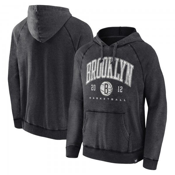Толстовка Brooklyn Nets Foul Trouble Snow Wash Raglan - Heather Charcoal