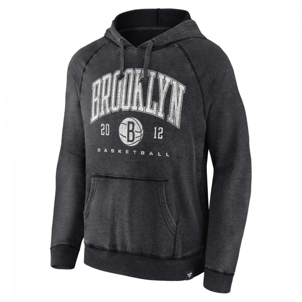 Толстовка Brooklyn Nets Foul Trouble Snow Wash Raglan - Heather Charcoal