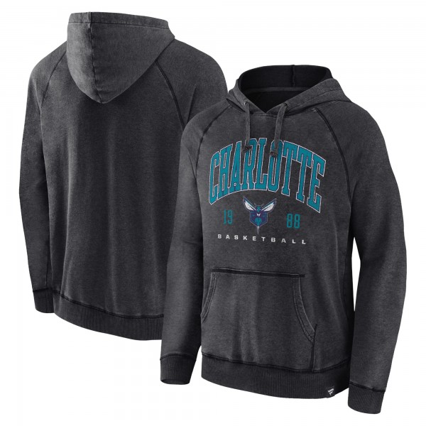 Толстовка Charlotte Hornets Foul Trouble Snow Wash Raglan - Heather Charcoal