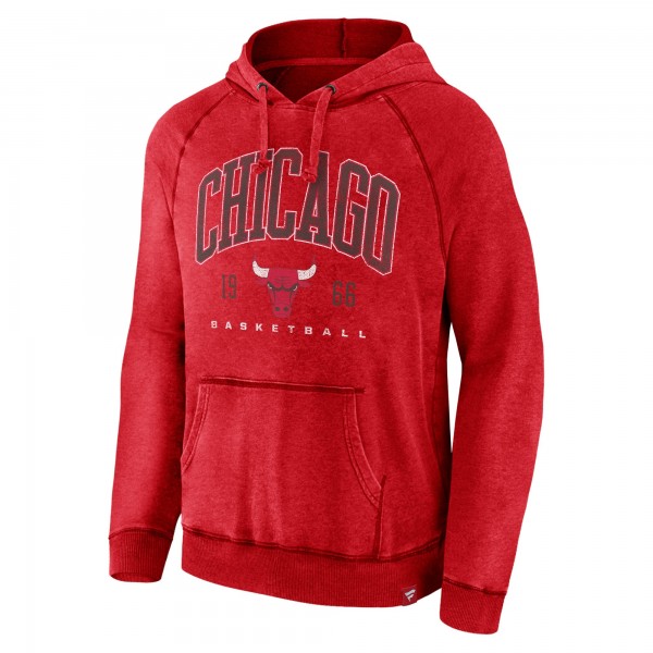 Толстовка Chicago Bulls Foul Trouble Snow Wash Raglan - Heather Red