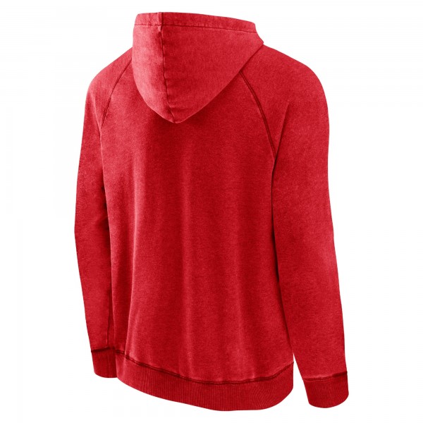 Толстовка Chicago Bulls Foul Trouble Snow Wash Raglan - Heather Red