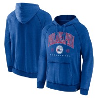 Толстовка Philadelphia 76ers Foul Trouble Snow Wash Raglan - Heather Royal