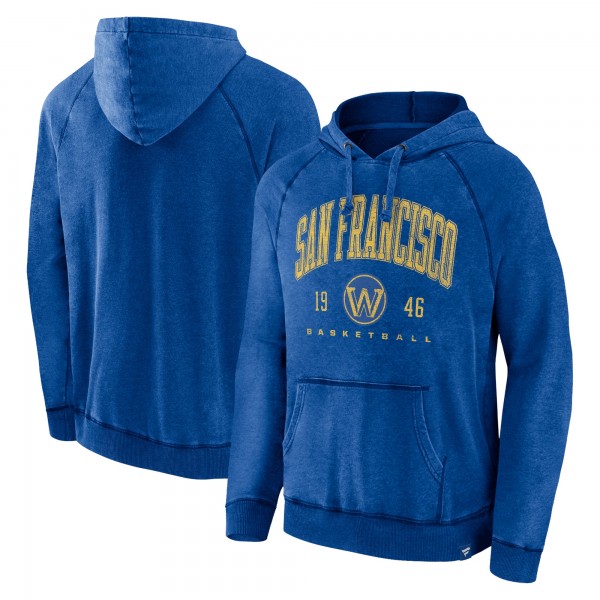 Толстовка Golden State Warriors Foul Trouble Snow Wash Raglan - Heather Royal