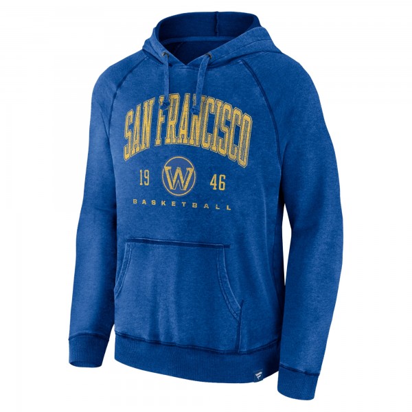 Толстовка Golden State Warriors Foul Trouble Snow Wash Raglan - Heather Royal