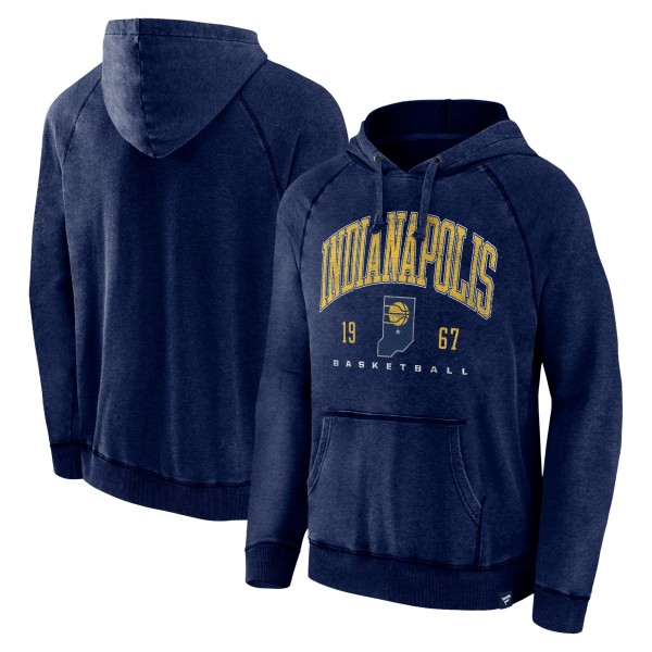 Толстовка Indiana Pacers Foul Trouble Snow Wash Raglan - Heather Navy