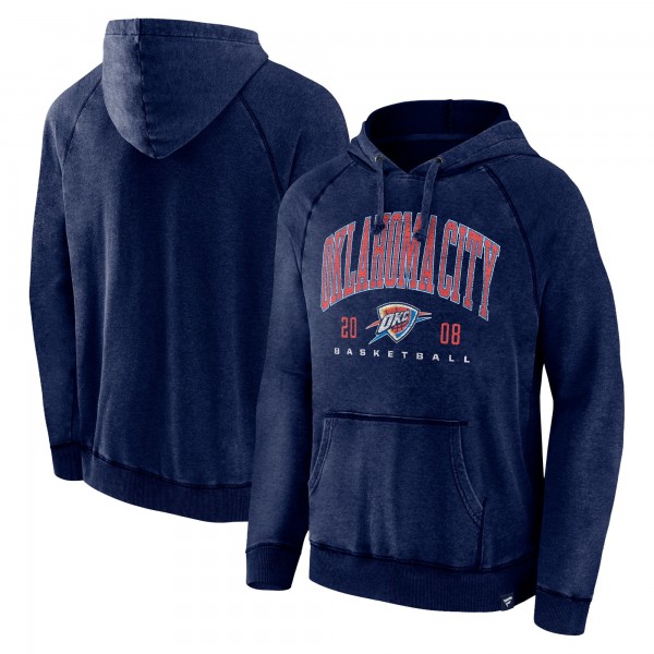 Толстовка Oklahoma City Thunder Foul Trouble Snow Wash Raglan - Heather Navy