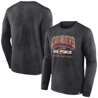 Футболка с длинным рукавом Cleveland Cavaliers Front Court Press Snow Wash - Heather Charcoal