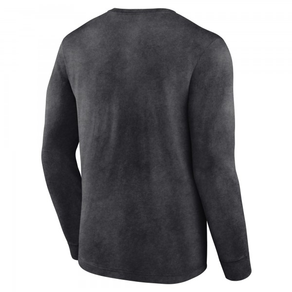 Футболка с длинным рукавом Phoenix Suns Front Court Press Snow Wash - Heather Charcoal