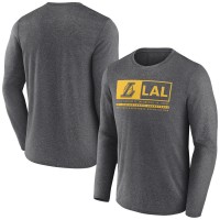 Футболка Los Angeles Lakers Three-Point Play - Heather Charcoal
