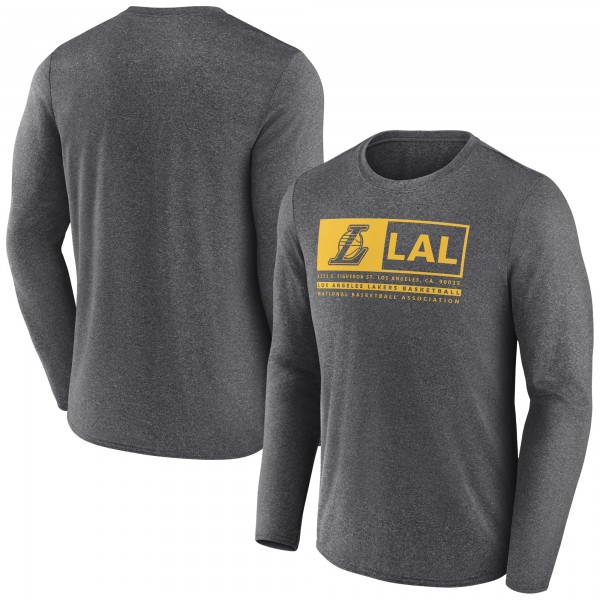 Футболка Los Angeles Lakers Three-Point Play - Heather Charcoal