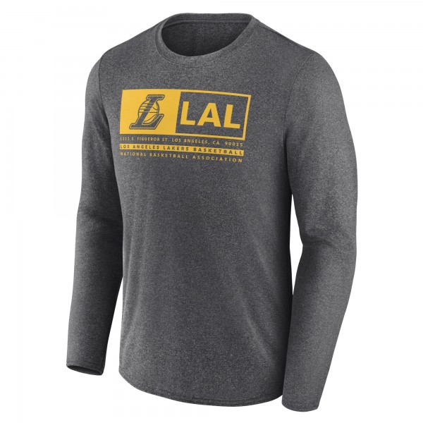 Футболка Los Angeles Lakers Three-Point Play - Heather Charcoal