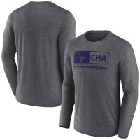Футболка Charlotte Hornets Three-Point Play - Heather Charcoal