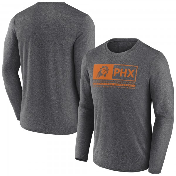 Футболка Phoenix Suns Three-Point Play - Heather Charcoal