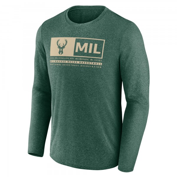 Футболка Milwaukee Bucks Three-Point Play - Hunter Green