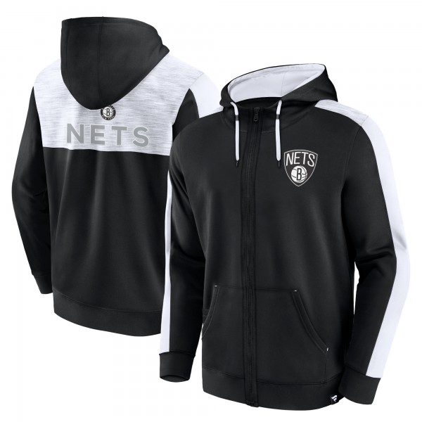 Толстовка на молнии Brooklyn Nets Rainbow Shot - Black