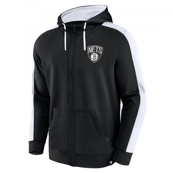 Толстовка на молнии Brooklyn Nets Rainbow Shot - Black