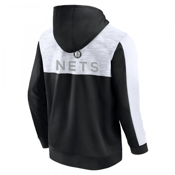 Толстовка на молнии Brooklyn Nets Rainbow Shot - Black