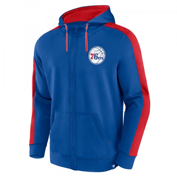 Толстовка на молнии Philadelphia 76ers Rainbow Shot - Royal