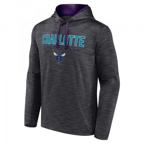 Толстовка Charlotte Hornets Fast Break - Heather Charcoal