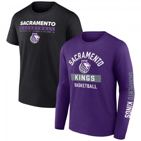 Sacramento Kings Two-Pack Just Net Combo Set - Black/Purple