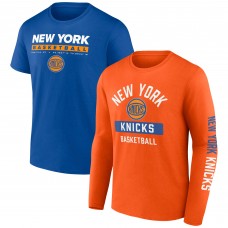 New York Knicks Two-Pack Just Net Combo Set - Blue/Orange