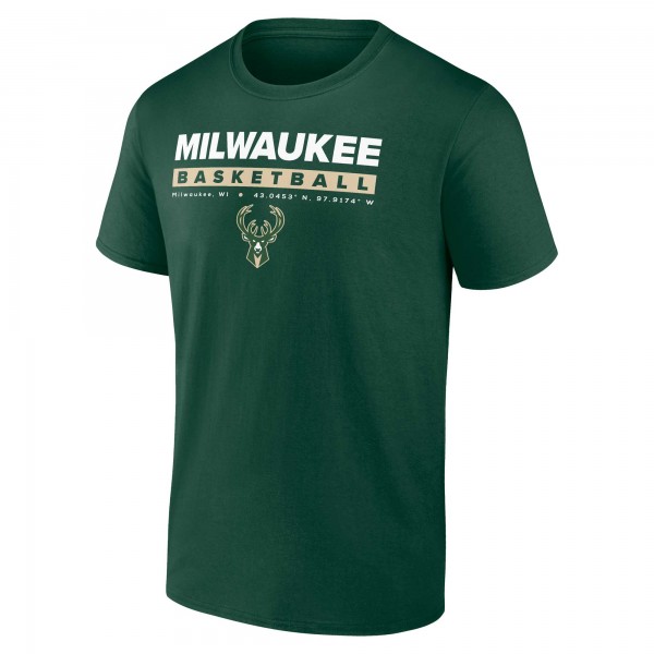 Milwaukee Bucks Fanatics Hunter Green/Black Two-Pack Just Net Combo Set
