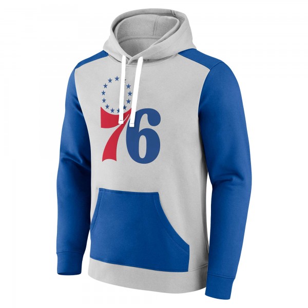 Толстовка Philadelphia 76ers Arctic Colorblock - Gray/Royal