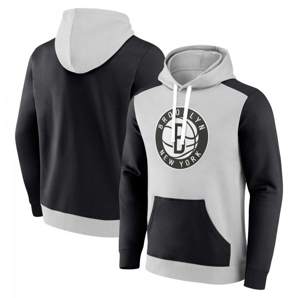Толстовка Brooklyn Nets Arctic Colorblock - Gray/Black