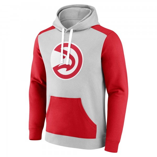 Толстовка Atlanta Hawks Arctic Colorblock - Gray/Red
