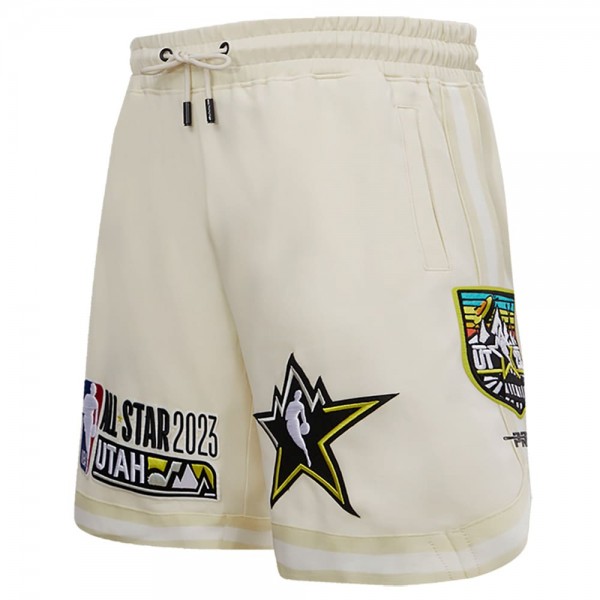 Шорты Pro Standard Unisex 2023 NBA All-Star Game Chenille - Cream