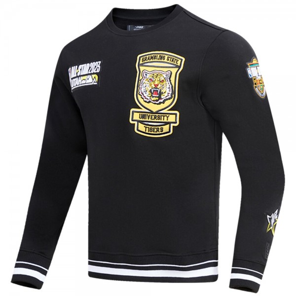Кофта Grambling Tigers Pro Standard Unisex 2023 NBA All-Star Game x HBCU Classic Chenille - Black