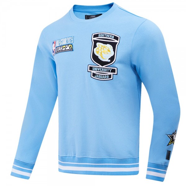 Кофта Southern University Jaguars Pro Standard Unisex 2023 NBA All-Star Game x HBCU Classic Chenille - Light Blue