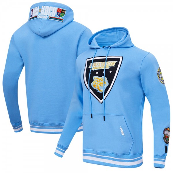 Толстовка Southern University Jaguars Pro Standard Unisex 2023 NBA All-Star Game x HBCU Classic Chenille - Light Blue