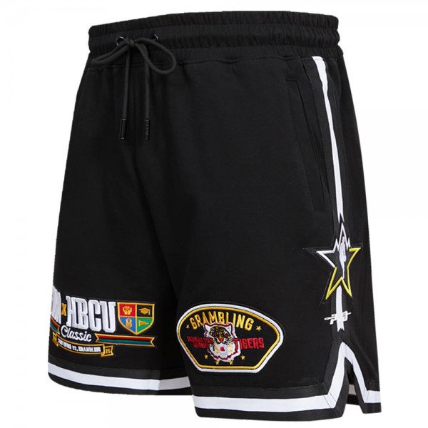 Шорты Grambling Tigers Pro Standard Unisex 2023 NBA All-Star Game x HBCU Classic Chenille - Black