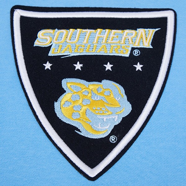 Толстовка Southern University Jaguars Pro Standard Womens 2023 NBA All-Star Game x HBCU Classic Chenille Crop - Light Blue