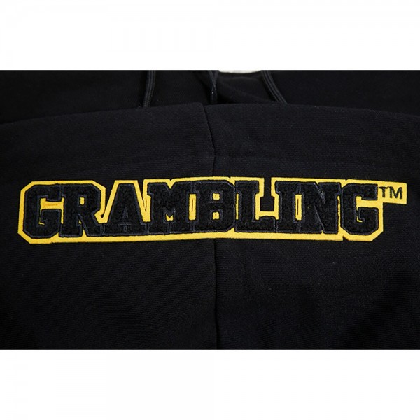 Толстовка Grambling Tigers Pro Standard Womens 2023 NBA All-Star Game x HBCU Classic Chenille Crop - Black