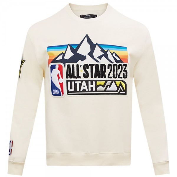 Кофта Pro Standard Unisex 2023 NBA All-Star Game Chenille Fleece - Cream
