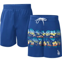 Los Angeles Dodgers G-III Sports by Carl Banks Royal Breeze Volley Swim Shorts