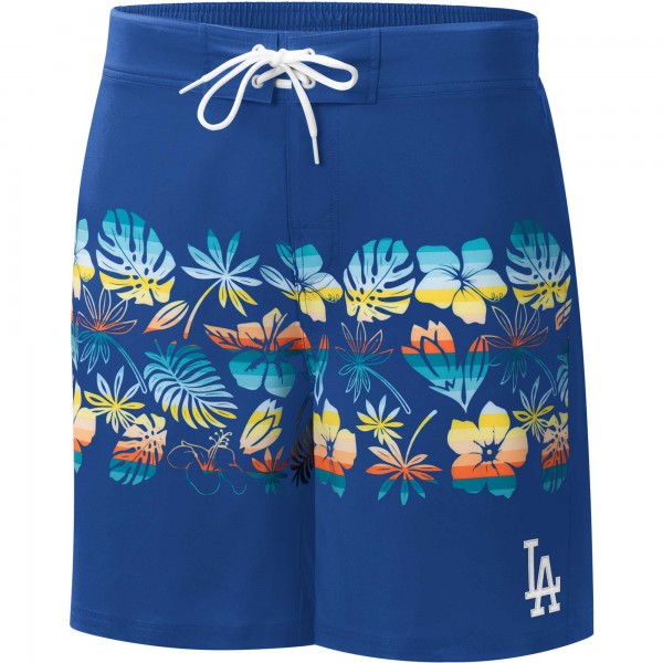 Los Angeles Dodgers G-III Sports by Carl Banks Royal Breeze Volley Swim Shorts