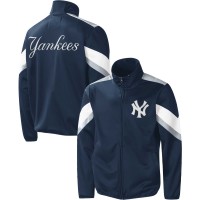 Кофта на молнии New York Yankees G-III Sports by Carl Banks Earned Run - Navy