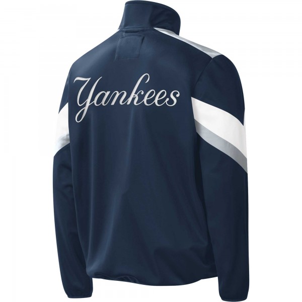 Кофта на молнии New York Yankees G-III Sports by Carl Banks Earned Run - Navy