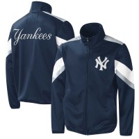 New York Yankees G-III Sports by Carl Banks Navy Earned Run Full-Zip Jacket
