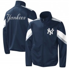Кофта на молнии New York Yankees G-III Sports by Carl Banks Earned Run - Navy