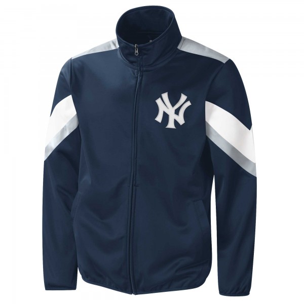 New York Yankees G-III Sports by Carl Banks Navy Earned Run Full-Zip Jacket