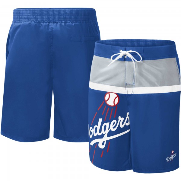 Los Angeles Dodgers G-III Sports by Carl Banks Royal Sea Wind Swim Shorts